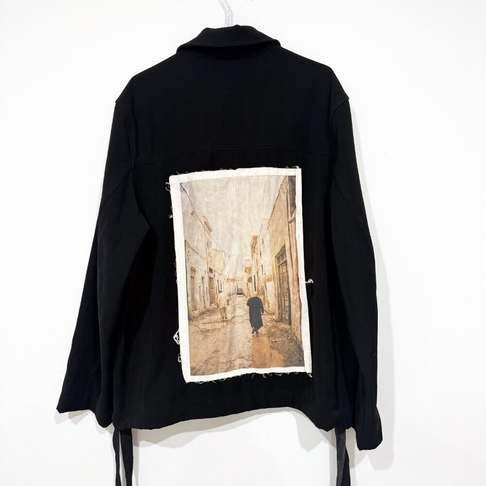 Song For The Mute 20.1 Le Bled Photo Work Jacket Size 48 Ribbon Straps